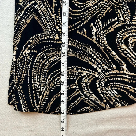 Vintage Evan Picone Faux Wrap Dress Size 12, V-Neck, Midi, Lightweight, Summer - Picture 11 of 11